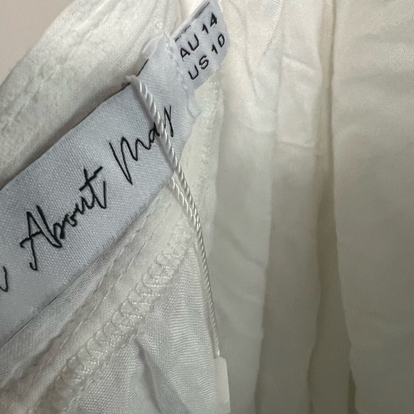 All about May, Katrina Dress, New with Tags, Size 10, White - Picture 7 of 7